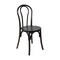 Merrick Lane Lowry Thonet Style Solid Wood Dining Chair with Stackable Design and Elegant Finish